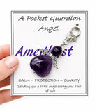 Pocket Guardian Angel - Amethyst