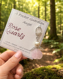 Pocket Guardian Angel - Rose Quartz