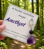 Pocket Guardian Angel - Amethyst