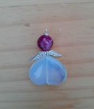 Opalite angel Pink